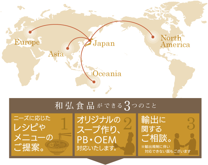 約1542件　全国に圧倒的な取引先件数を保有