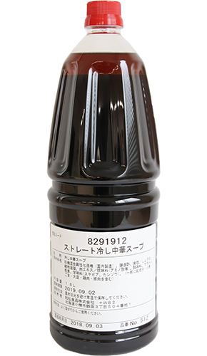 ストレート冷し中華スープ No 512 1 8lの商品情報 業務用ラーメンスープ タレ Com 業務用ラーメンスープ たれ ガラスープのことなら和弘食品へ