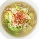 春キャベツの鶏塩ラーメン