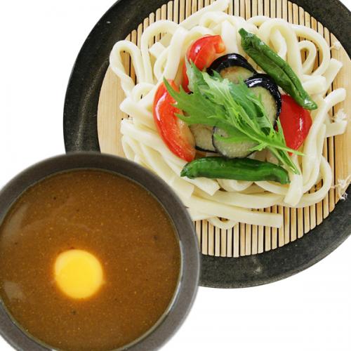 夏野菜の冷しつけカレーうどん