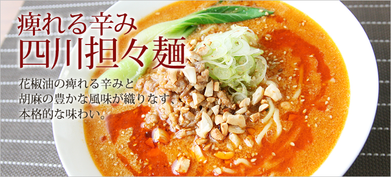 痺れる辛み四川風担々麺