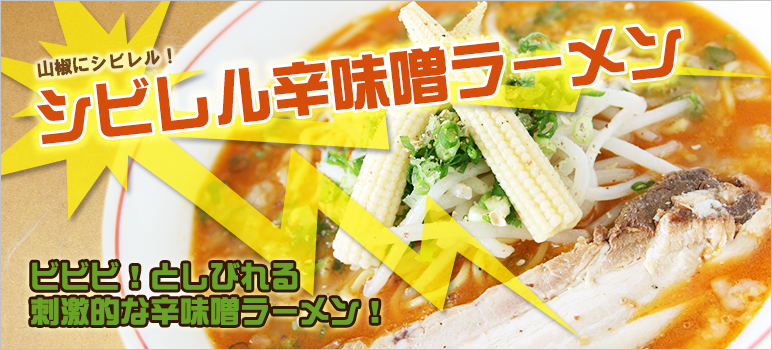 シビレる辛味噌ラーメン