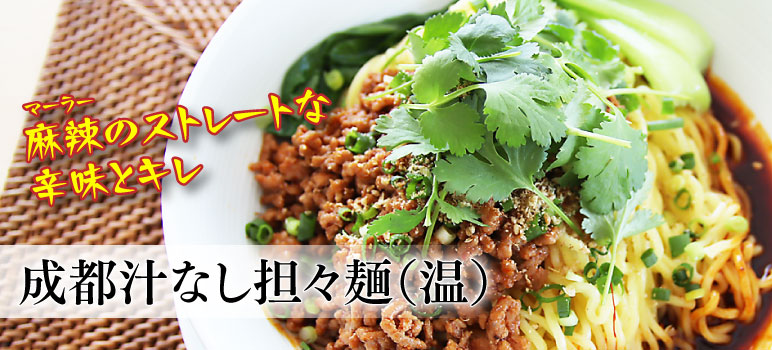 成都汁なし担々麺（温）