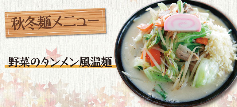 野菜のタンメン風温麺