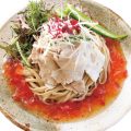 梅ジュレ 豚しゃぶ香味そば