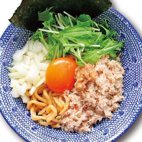 花咲ガニの濃厚油そば