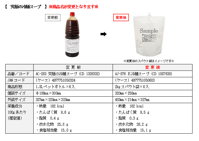 和弘食品 K冷麺スープ